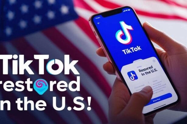 TikTok Restores Service in the U.S.