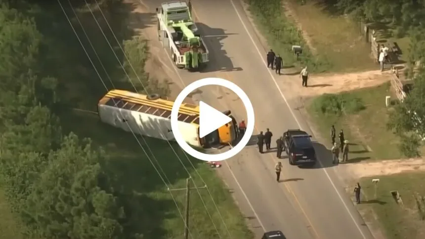 Texas School Bus Rollover Injures 10, Sparks Safety Concerns on First Day of Classes