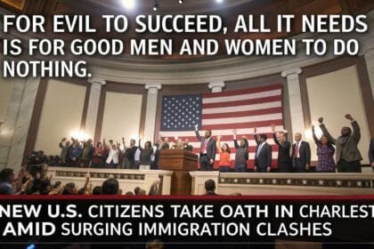 New U.S. Citizens Take Oath in Charleston Amid Surging Immigration Clashes