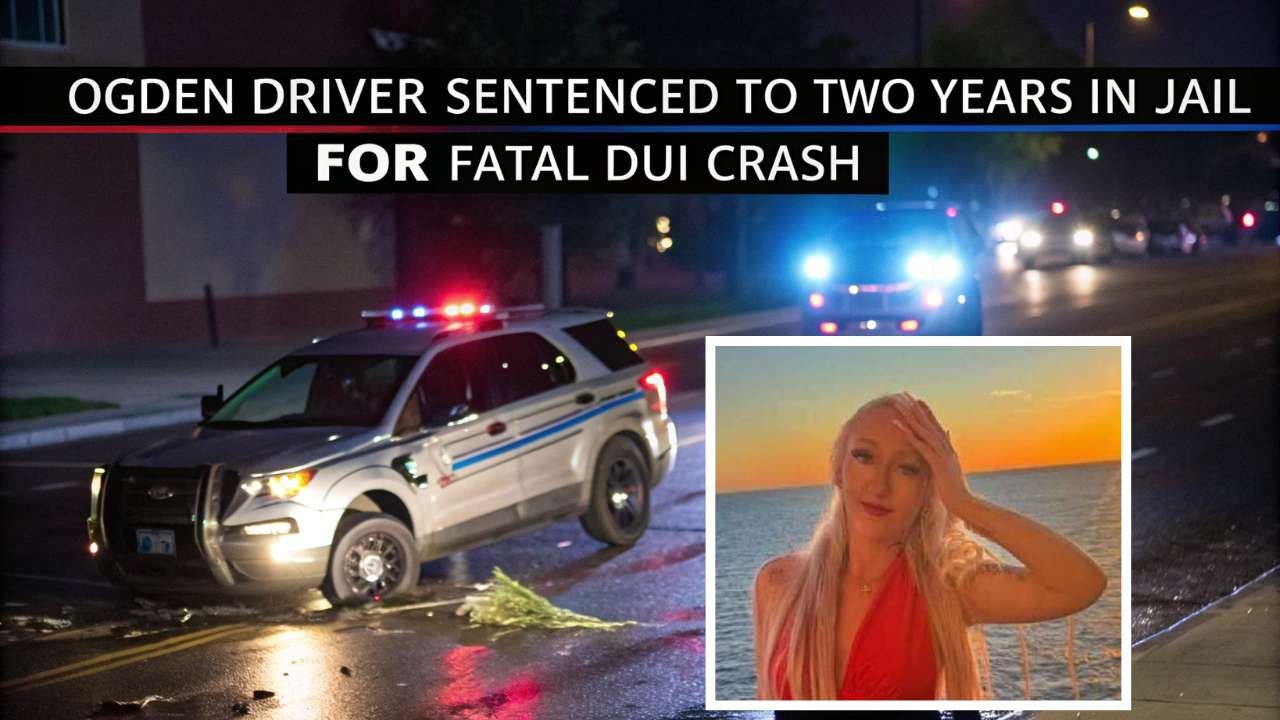 Ogden Driver Sentenced to Two Years in Jail for Fatal DUI Crash