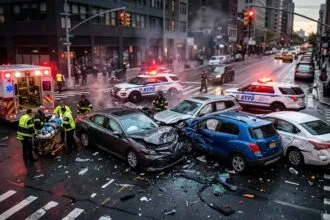 Deadly Five-Car Collision in Chicago Heights Leaves 2 Dead, 3 Juveniles Hurt