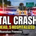 Fatal Multi-Vehicle Crash Rips Through Moanalua Freeway