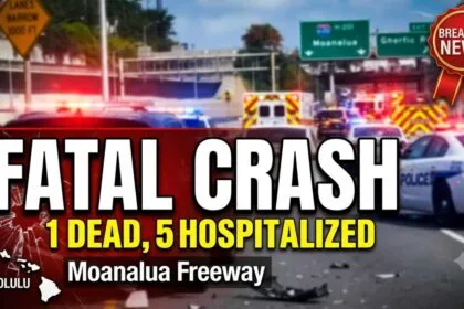 Fatal Multi-Vehicle Crash Rips Through Moanalua Freeway