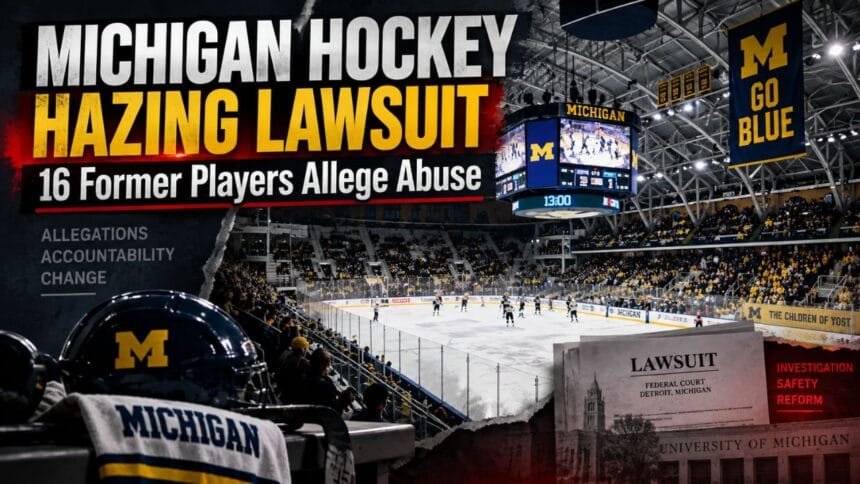University of Michigan Hockey Lawsuit Alleges Years of Sexualized Hazing
